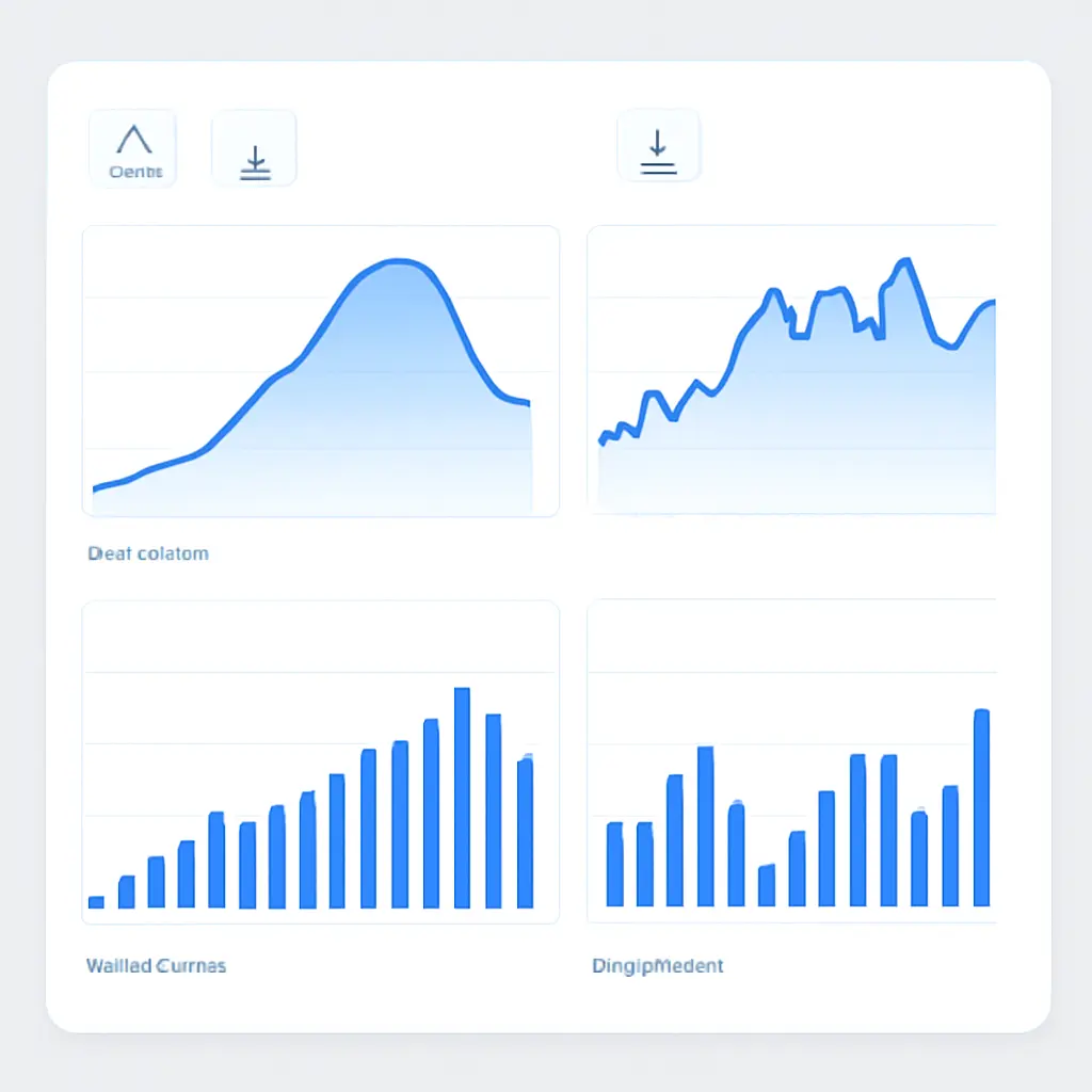 Audience engagement analytics Analytics dashboard showing live stream engagement graphs and metrics