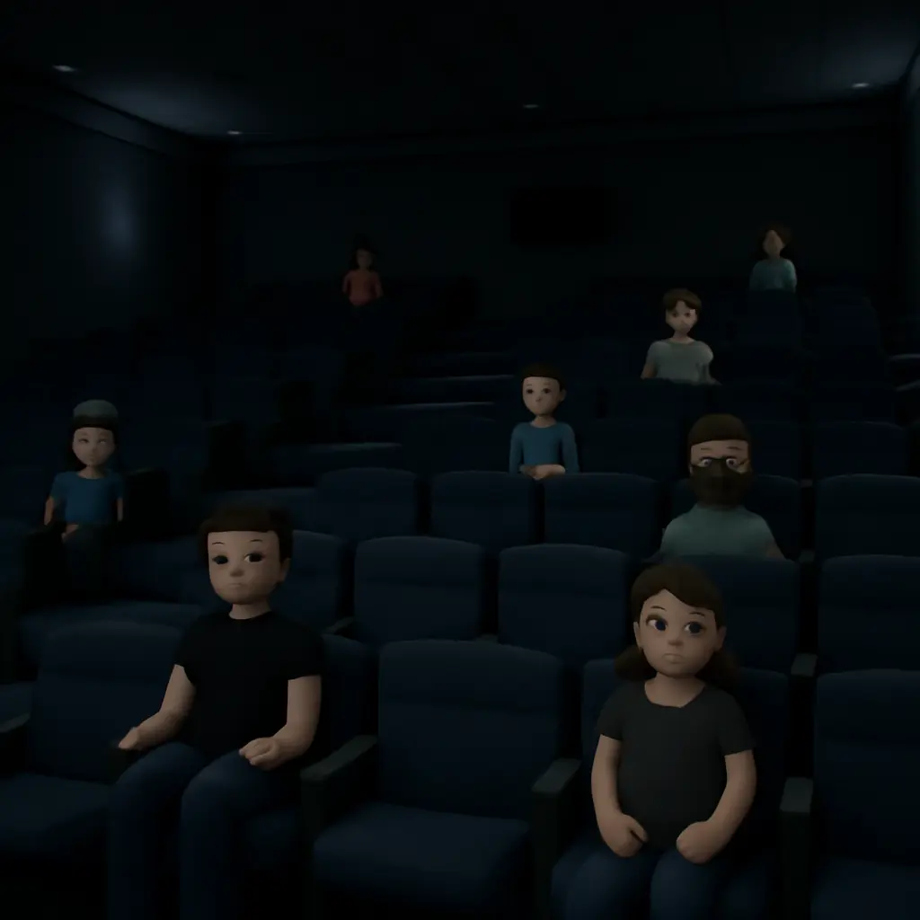 Sparse virtual event with few attendees