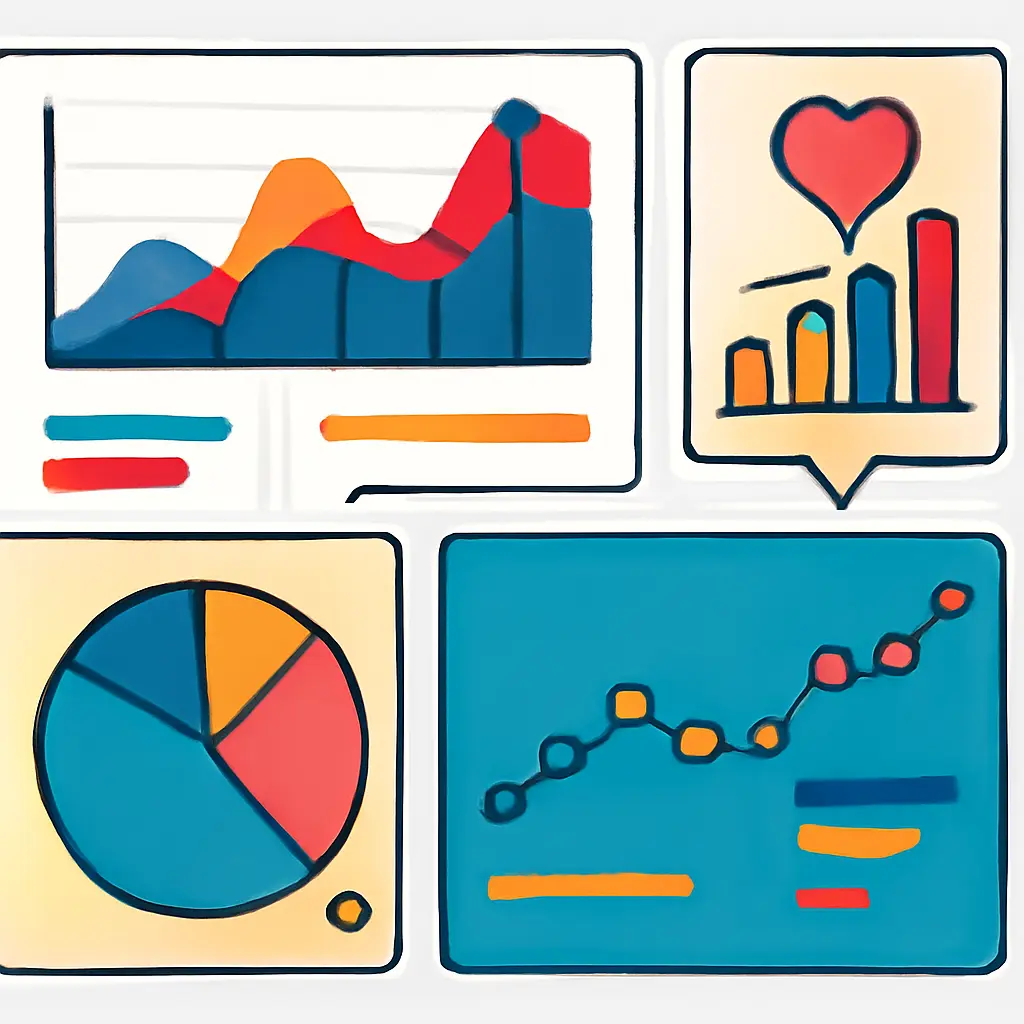 Engagement dashboard An analytics dashboard showing engagement metrics for a live online event